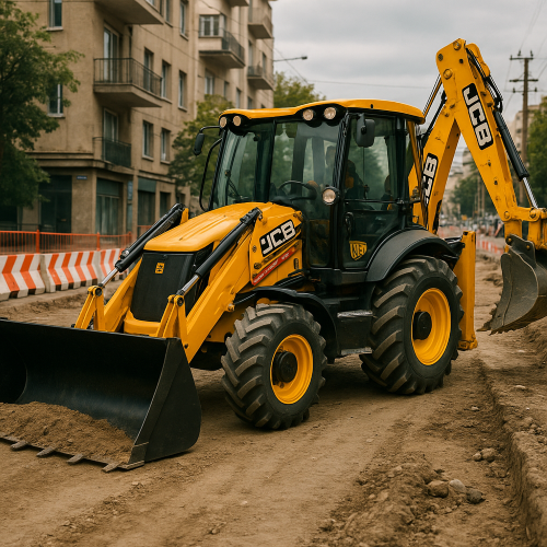 Infraestrutura Urbana - Aplicação de Retroescavadeira