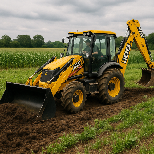 Agricultura - Aplicação de Retroescavadeira
